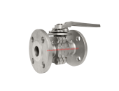 VAN BI 2 MẢNH THÉP ĐÚC NỐI BÍCH ANSI CLASS 150LB RF